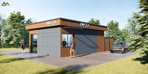 Structure de restaurant en acier léger moderne - Conception économique, construction rapide - Product Image 4