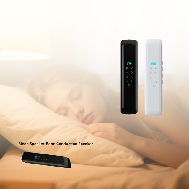 Portable Wireless Pillow Speaker 50g Design Comfortable Pillow Placement Bone Conduction Sleep Speaker