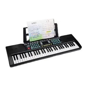 61 phím nhạc cụ cầm tay Organ điện tử bàn phím với microphone teclado thích hợp cho người mới bắt đầu