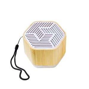 2025 Promotion Wireless <b>Speakers</b> Bamboo Wood Outdoor 5w Subwoofer <b>Mini</b> Portable <b>Speaker</b> for Business - Product Image 1