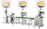 Machine automatique de pressage et d'aplatissement de pâte à pâtisserie, machine de façonnage de gâteaux et de tartelettes au chocolat, ligne de machines manuelles pour la fabrication de tourtes à la viande