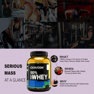 Poudre de protéines pour la santé des adultes personnalisée OEM, protéines de lactosérum pré-entraînement, densité osseuse améliorée, croissance musculaire, équilibre électrolytique - Product Image 2