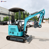 Chinois 1tonne 2 tonnes 3.5 tonnes 1.2 tonnes 1.5 tonnes pas cher Chine Petite pelleteuse sur chenilles Mini excavatrice Diesel Prix de la machine à vendre