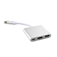 Nouvel adaptateur de concentrateur haute vitesse 3-en-1 de type C USB 3.0 compatible avec les tablettes de bureau téléphones mobiles ordinateur portable