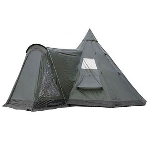 Tentes de camping pyramidales familiales multi-personnes, grand espace, imperméables, type tunnel, modèle 2023 - Product Image 4