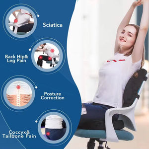 <span class=keywords><strong>Coussin</strong></span> de siège auto avec support dorsal, soutien des hanches, soutien lombaire, correction de la posture dorsale, ensemble de coussinets de siège en mousse à mémoire de forme - Product Image 6