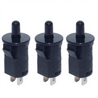 Interrupteur de porte de réfrigérateur, de cave à vin et de congélateur ZING EAR noir et blanc SJ1-1-C-WT-P8-L1-N IP11 à commande permanente anti-basculement