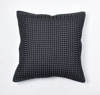 Housse de coussin décorative à texture tissée moderne, douce au toucher, pour canapé, lit, décoration intérieure