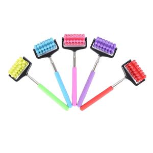 Stylo télescopique réglable et pratique en acier inoxydable, Clip de poche, Kit de rouleau de massage, griffe de Dragon, gratte-dos - Product Image 1