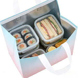 Sac isotherme non tissé personnalisé, couleur au choix, fermeture éclair, 24L, grande capacité, étanche, portable pour - Product Image 4