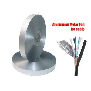 Cinta de aislamiento de lámina de aluminio conductora eléctrica para cable de comunicación