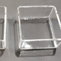 Cylindre carré en quartz transparent de silice fondue, résistant aux hautes températures, personnalisé en usine, pour paniers à fleurs, soudage et découpe