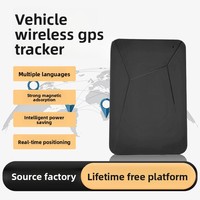 Localisateur GPS magnétique sans fil à recharge circulaire compatible avec toutes les réseaux 4G, traceur antivol pour véhicule