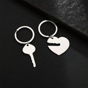 Llavero de Acero Inoxidable con Colgante Creativo para Parejas 2026, Grabado Láser, Impresión de Logotipo, Nombre, Foto, Personalizable - Product Image 4