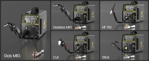 Máquina <span class=keywords><strong>de</strong></span> <span class=keywords><strong>soldar</strong></span> 6 en 1 HITBOX HVM270 5kg <span class=keywords><strong>MIG</strong></span> Sinérgico 50/60Hz <span class=keywords><strong>Corte</strong></span> por <span class=keywords><strong>plasma</strong></span> <span class=keywords><strong>Tig</strong></span> <span class=keywords><strong>y</strong></span> Mma para soldadores <span class=keywords><strong>MIG</strong></span> - Product Image 2