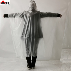 Biodegradable Waterproof Rain <b>Ponchos</b> with Hood for Concerts Regenponcho Noodponcho - Product Image 6
