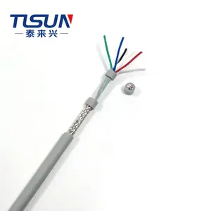 0.2mm2 5Core PVC Jacket High Soft Flexible Control Cable