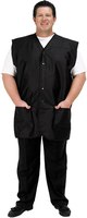 Gilet de Barbier Personnalisable et Confortable avec Écusson d'Identification de Salon Pinco Sports PS-163