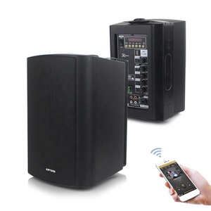 Best Wireless BT5.0 Patio <strong>Stereo</strong> BS-1604A Powered Active Speaker <strong>System</strong> 100W Wall Mount Speaker - Product Image 1