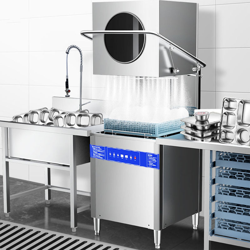 China Factory Smart Dishwasher Machine Wholesale Commercial Hood Type Dishwasher