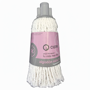 Mopa Húmeda de Algodón Blanco 295 Grs (Caja de 40 Unidades) Alta Calidad y Larga Duración - Product Image 2