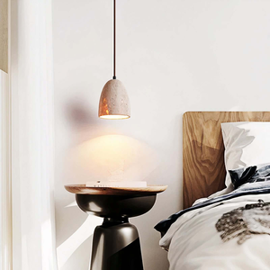 Đèn treo đầu giường phòng ngủ phong cách Nhật Bản huangdongshi Đèn Mặt dây chuyền quán bar phong cách Bắc Âu sáng tạo mặt dây chuyền Scandinavian - Product Image 4