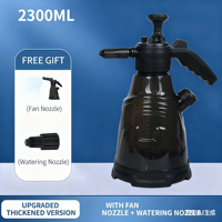 Pistolet à mousse manuel professionnel 2,3 L avec 2 buses pour le lavage automobile et le detailing