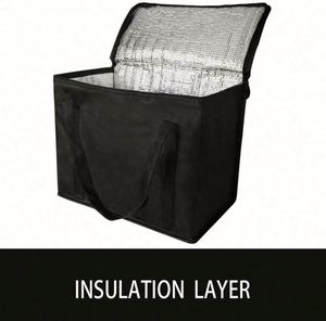 Bolsa Térmica Plegable Portátil Ligera para Exteriores, Bolsa de Compras Reutilizable Aislada con Cremallera para Catering y Fiestas - Product Image 4