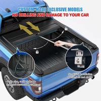 Cubierta Retráctil Impermeable con Cierre para Camioneta Todoterreno, Tipo Persiana Enrollable, para VW Amarok F150 Modelo de Caja Corta Ranger