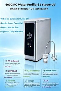 Sistema de Purificación de Agua por Ósmosis Inversa Personalizable con Filtros de Agua de 7 Etapas UV de 600 Galones para Electrodomésticos - Product Image 2
