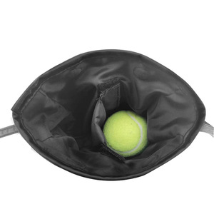 Bolsa de entrenamiento para mascotas, bolsa impermeable Oxford negra portátil para golosinas para perros, suministros para paseos - Product Image 3