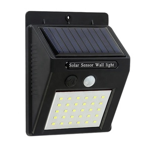 Lámpara solar LED de 30 LED con sensor de movimiento para jardín, valla, puerta, patio, impermeable, para exteriores. - Product Image 1