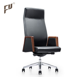 FURICCO फैक्टरी प्रत्यक्ष पारंपरिक कुंडा कार्यकारी प्रबंधक कुर्सी चमड़े के कार्यालय की कुर्सी - Product Image 1