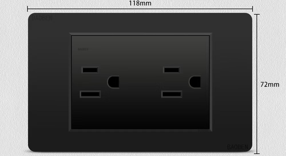 Integrated Taiwan Standard 6-Hole Socket