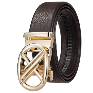 Ly36-8091 nouvelle <span class=keywords><strong>ceinture</strong></span> en cuir pour hommes ceintures en cuir véritable boucle de <span class=keywords><strong>ceinture</strong></span> automatique pour hommes - Product Image 3