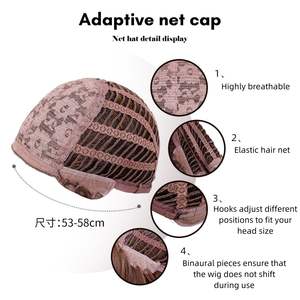 Anxin วิกผมหยิกสั้นทรงหยิกสำหรับผู้หญิงผิวดำวิกผมสังเคราะห์สไตล์ฟรี - Product Image 6