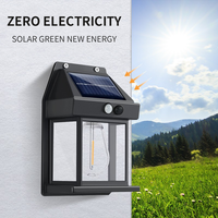 Lampe solaire LED de jardin en tungstène, éclairage décoratif de paysage extérieur, petite maison, mini palais, piquet de pelouse