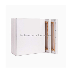 <span class=keywords><strong>Tela</strong></span> per Pittura a Olio in Cotone e Poliestere Bianca 20x20cm <span class=keywords><strong>con</strong></span> Telaio in Legno per Stampa UV/Digitale - Product Image 1
