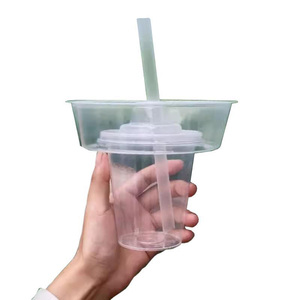 Bán buôn lẩu Snack và uống cốc cốc nhựa chịu nhiệt cốc nhựa với Snack Bát bồn tắm hàng đầu - Product Image 2