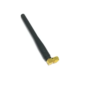 Antena wifi 3dbi 2.4ghz ganho, módulo de ganho de bluetooth, sma, ângulo reto, wi-fi, aéreo para roteador d-link, modem #1, atacado