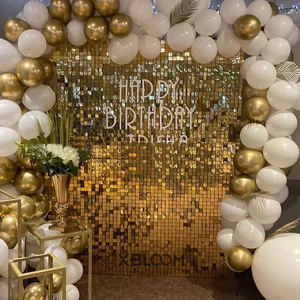 Autocollants muraux 3D en cristal, 10 pièces, 30x30cm, panneau mural d'art 3D, <span class=keywords><strong>peinture</strong></span> de tissu, miroir, marque de décoration pour mariage, fête d'anniversaire - Product Image 6