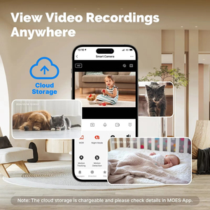 Nouveau produit <span class=keywords><strong>Tuya</strong></span> 4k 8MP Wifi 6 Double bande 5g Caméra de sécurité intérieure sans fil de bonne qualité CCTV domestique - Product Image 5