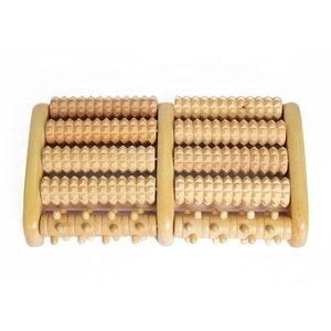 El mejor vendedor de <span class=keywords><strong>Amazon</strong></span>, masaje de pies de madera, alivio del estrés, Spa, cuidado de la salud, terapia, anticelulitis, <span class=keywords><strong>rodillo</strong></span> de madera, herramienta de terapia - Product Image 1