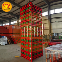 Encofrado Metálico Ajustable para Construcción, Estructura de Acero para Columnas, Encofrado para Hormigón