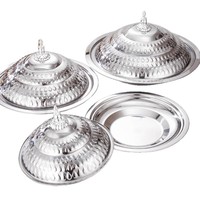 Plateau en acier inoxydable en forme de goutte d'eau, moderne, pour fruits et bonbons, luxueux, de qualité alimentaire, portable et multifonctionnel