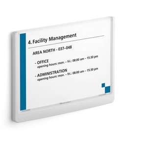 DURABLE - 4866-02 CLICK SIGN Panel de entrada exterior 149x148,5mm-EAN 4005546405421 SEÑALIZACIÓN Y MARCADO DEL SUELO - Product Image 4