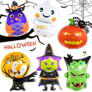 Balões de hélio, balões fantasma de halloween, decoração, brinquedos, morcego, globos, suprimentos para festa
