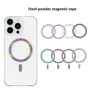 Adesivo Universale Ultra-sottile Lucido Senza Anello Magnetico in Metallo per Samsung <span class=keywords><strong>iPhone</strong></span> 13 14 - Product Image 1