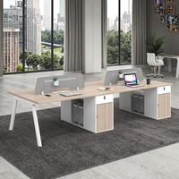 Conjunto de Estación de Trabajo Ejecutiva Ergonómica, Moderna y Minimalista, Muebles de Oficina en Casa de Lujo para Coworking, Escritorio para Personal, Uso Médico