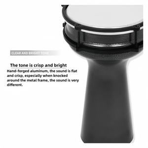 JELO YF-2 Tabor de danse du ventre Tambour turc en aluminium accentué pour musique <span class=keywords><strong>arabe</strong></span> Djembe avec sac d'instruments de musique du Moyen-Orient - Product Image 4